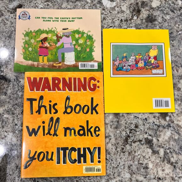 Lot of 3 Children Books - Joy Takes Root/Bugs in My Hair/Look Out Kindergarten - Picture 2 of 5